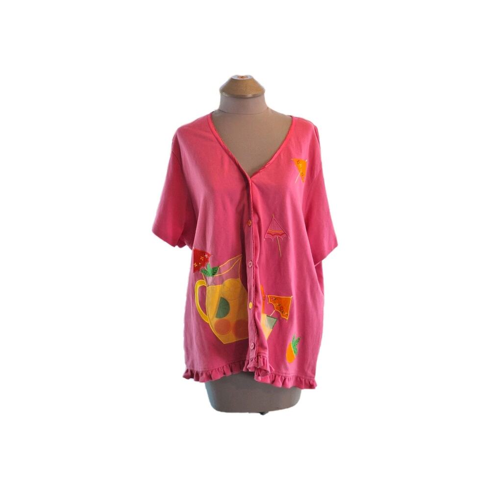 Michael Simon light cardigan size 2x vtg